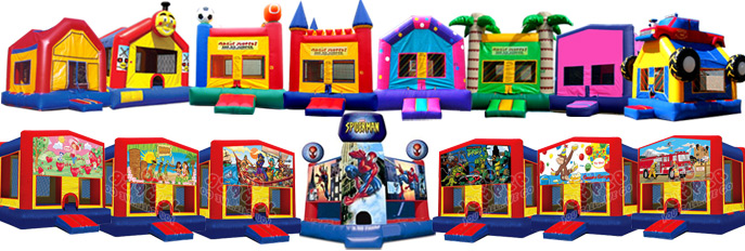 bounce houses and jumpers